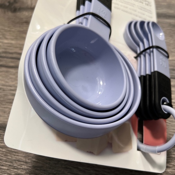🆕️ KitchenAid Lavender 9 pieces Measuring Cups and Spoons Set new - Picture 3 of 3
